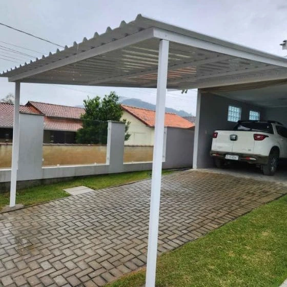 Cobertura de Telha Metálica Simples em Mogi das Cruzes - SP — Cobertura com estrutura metálica reforçada