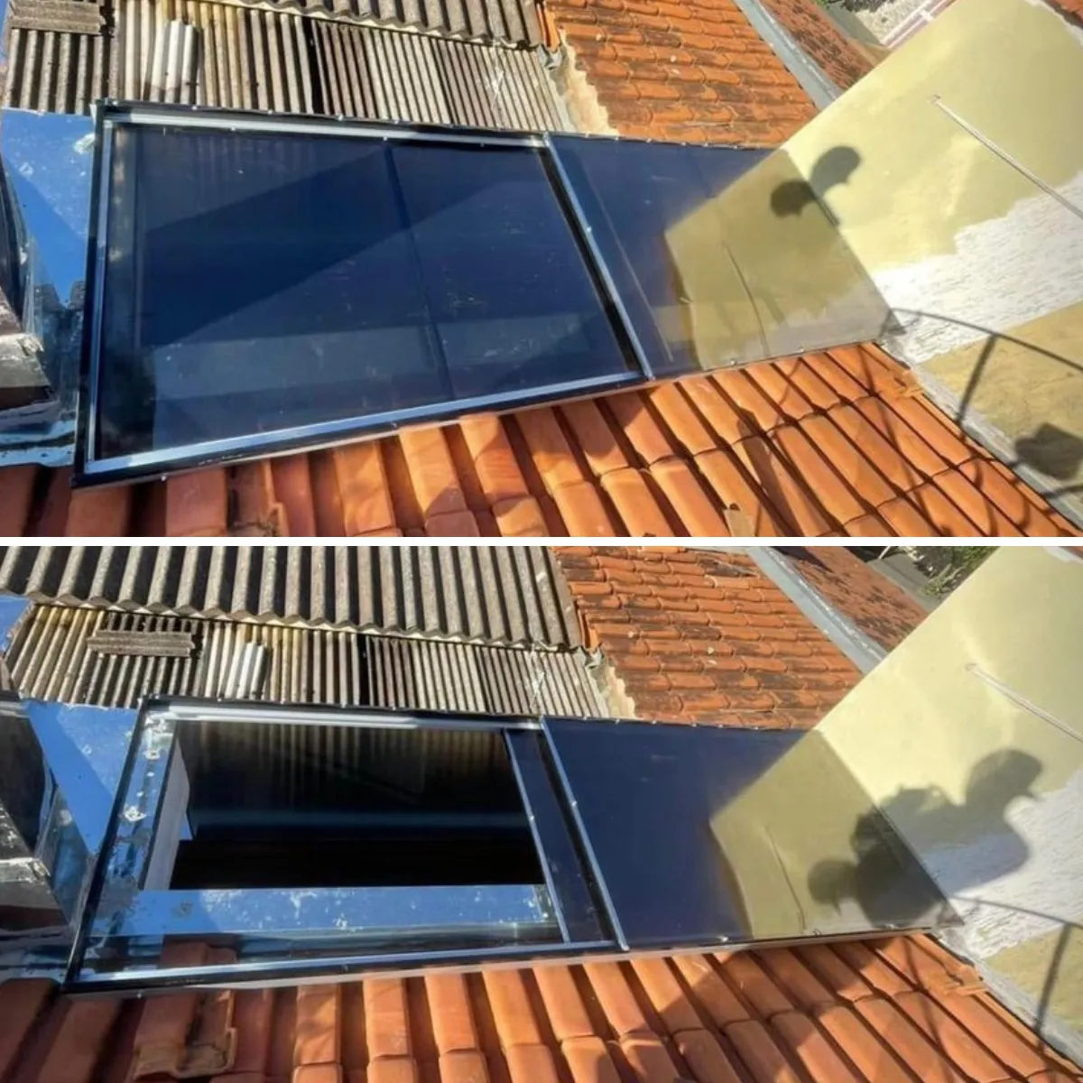 Cobertura Retrátil Policarbonato/Telha/Vidro em Mogi das Cruzes - SP — Cobertura em área de piscina