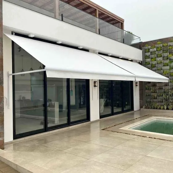 Toldo Cortina com Braços Laterais - Toldos Mogi das Cruzes